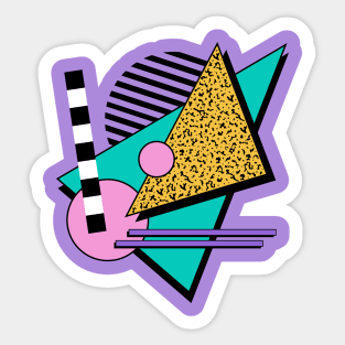 Memphis Pattern 32 / 80s Retro Sticker